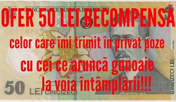 Primarul care oferă 50 de lei pentru poze cu cetăţeni care aruncă gunoaie