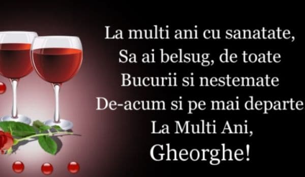 Celor care îşi serbează onomastica de Sfântul Gheorghe, redacția Dorohoi News le urează La Mulți Ani!