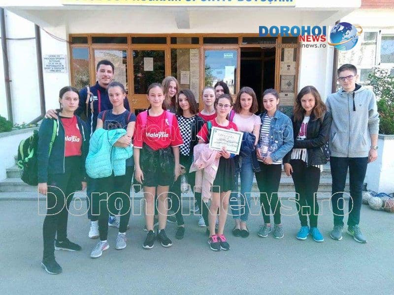 Rezultat remarcabil obținut de echipa de handbal fete a Școlii Gimnaziale „Mihai Kogălniceanu” Dorohoi - FOTO