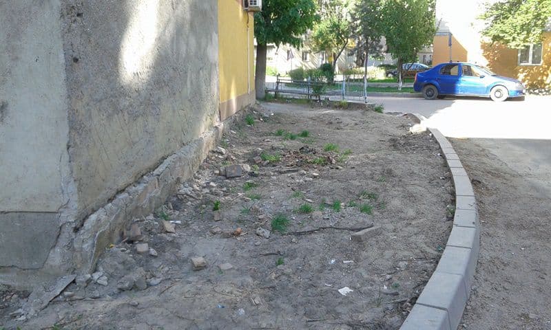 Primim la redacție – „Lucrare neterminată într-o parcare din Cartierul Plevna” - FOTO