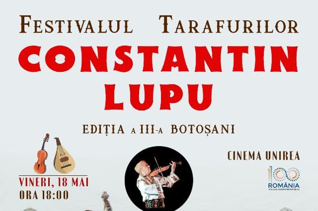 Manifestare cultural-artistică la Botoșani: Festivalul Tarafurilor „Constantin Lupu”