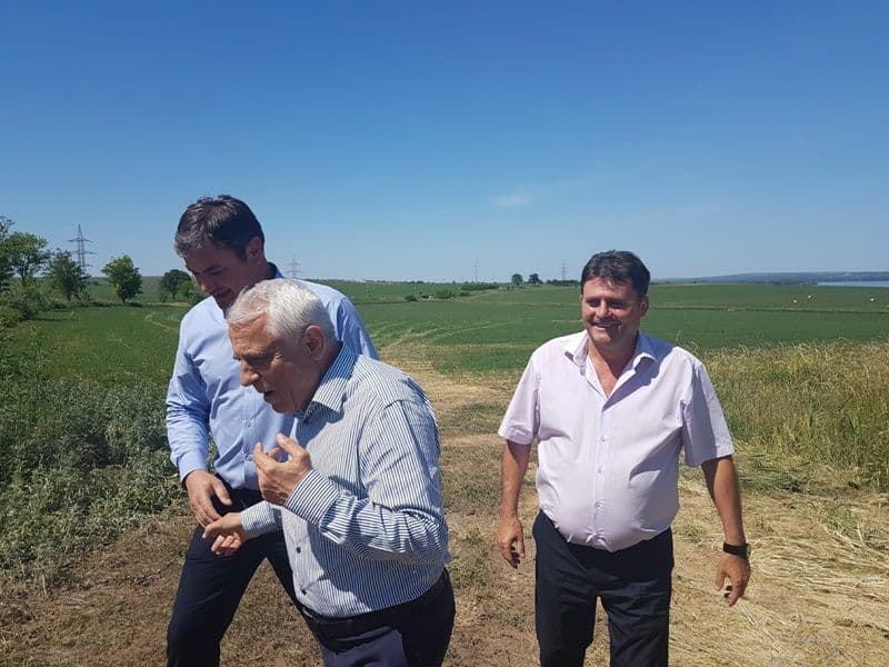 Ministrul agriculturii, Petre Daea, a revenit în județul Botoșani, la Stânca - FOTO