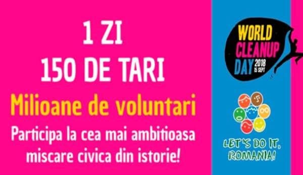 Au început înscrierile pentru Let`s Do It, România! – Pe 15 septembrie 2018 facem curățenie pe toată Planeta într-o singură zi!