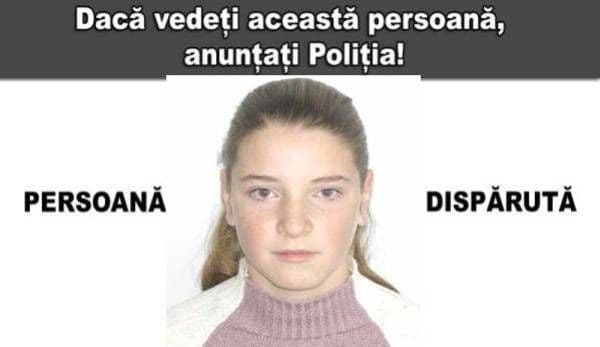 Minoră dată dispărută după ce a plecat la şcoală şi nu s-a mai întors