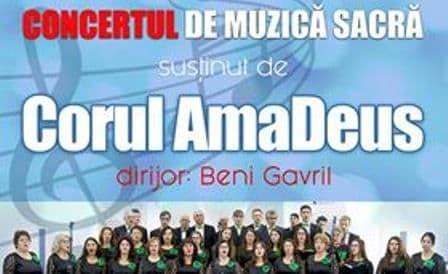 Concert de muzică sacră susținut de Corul AmaDeus la Dorohoi