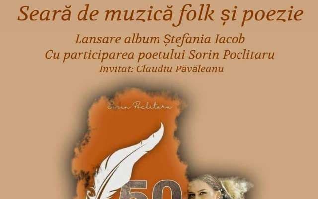 Seară de muzică folk și poezie la Dorohoi