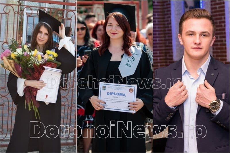 Bianca, Roxana și Alexandru – Dorohoienii de 10 la Bacalaureat 2018