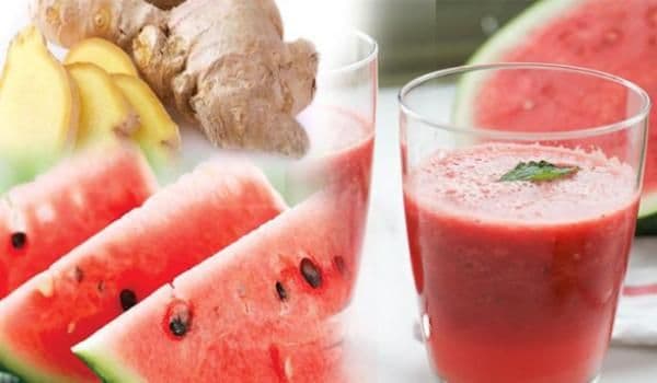 Detoxifică rinichii şi previne cancerul: Suc din pepene şi ghimbir