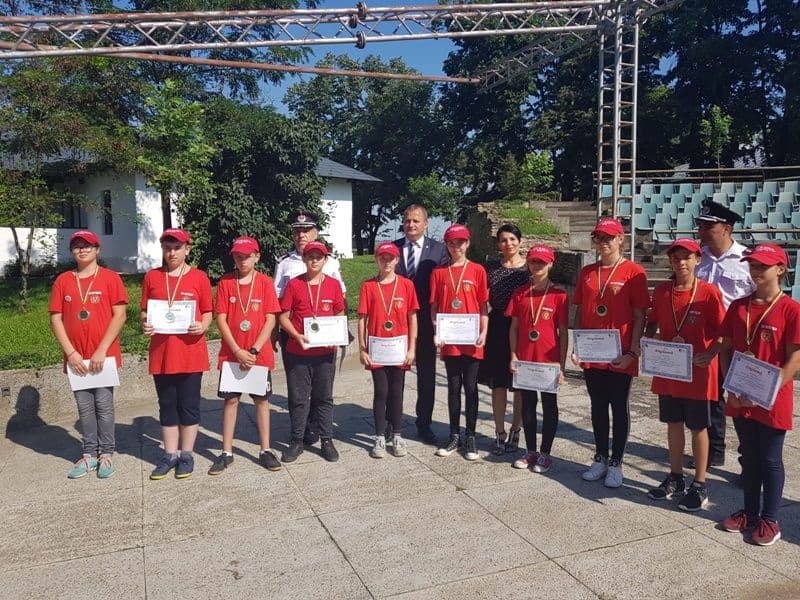 Câştigătorii taberei de vară în domeniul situaţiilor de urgenţă - FOTO