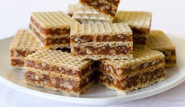 Napolitane cu caramel