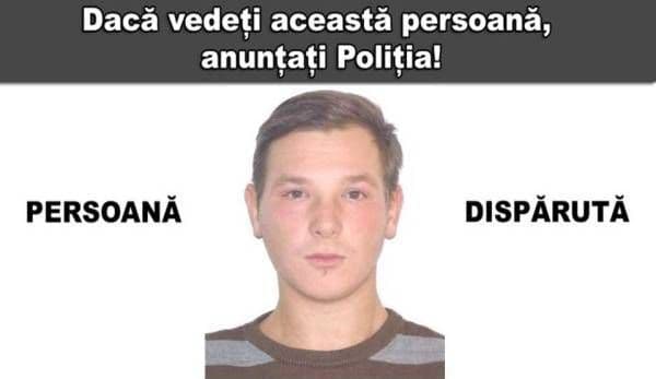 Persoană dispărută: Poliția caută un tânăr din Darabani care nu a mai luat legătura cu familia de cinci luni