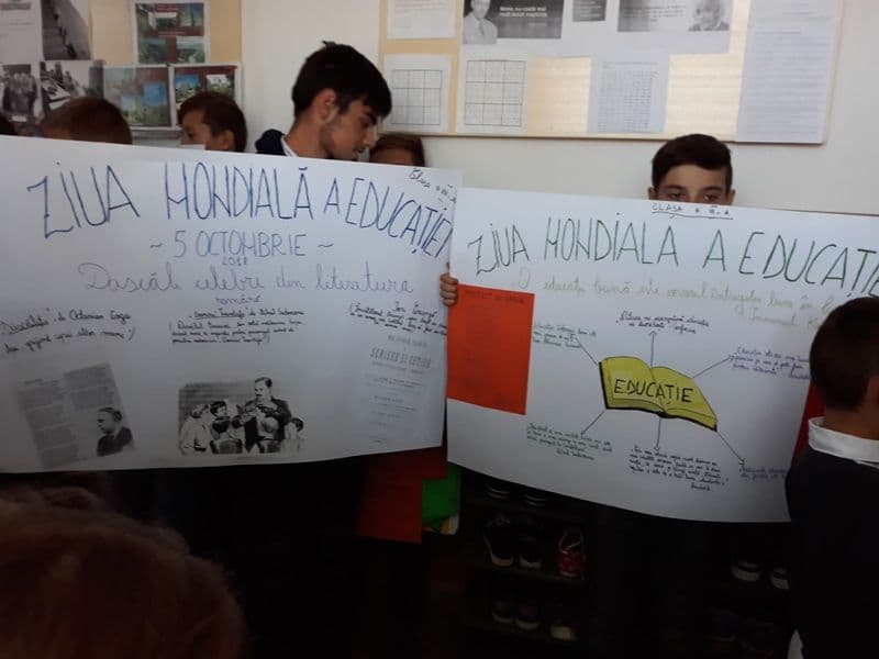 Ziua Mondială a Educației sărbătorită la Școala Gimnazială „Gheorghe Coman” Brăești - FOTO