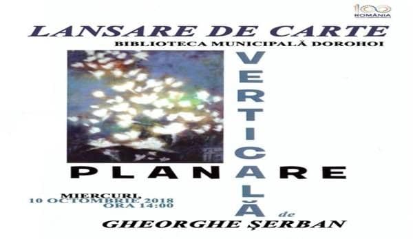 „Planare verticală” lansare de carte la Dorohoi