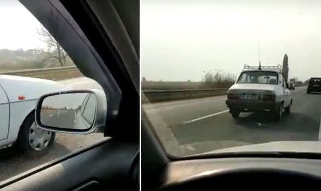 „Bătrâna Dacie” - Un șofer a rămas fără cuvinte. Vezi cu ce viteză l-a depășit o Dacia 1310! - VIDEO