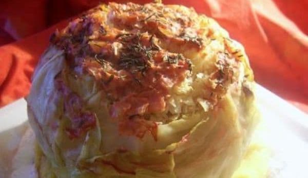 Varză umplută