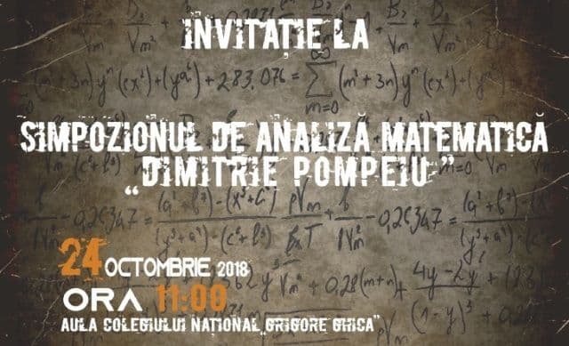 Simpozion de analiză matematică cu însemnătate profesională și emoțională organizat la Dorohoi