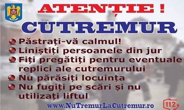 Cutremur puternic în România! L-ai simțit?