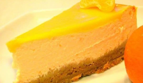 Cheesecake cu portocale