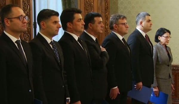 Noii miniştri acceptați din Guvernul Dăncilă au depus jurământul, la Palatul Cotroceni