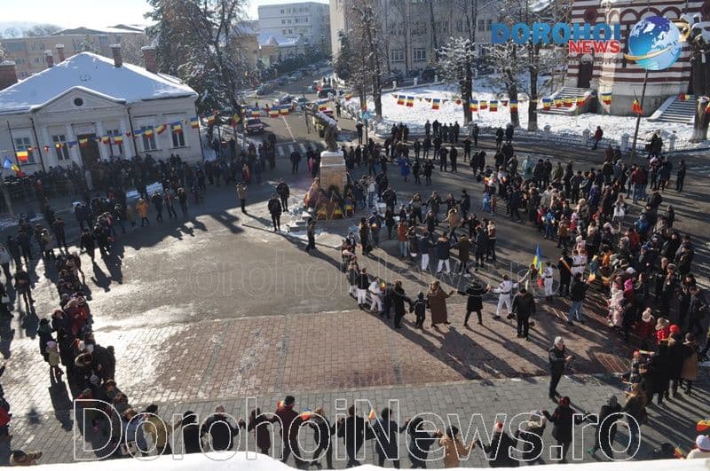 Horă, tradiție și mâncare ostășească de 1 Decembrie 2018 la Dorohoi - VIDEO/FOTO