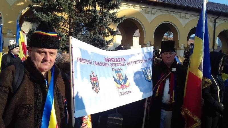 Membrii Asociației „Prietenii Basarabiei, Bucovinei și Ținutului Herța” prezenți de 1 Decembrie 2018 la Alba Iulia - FOTO