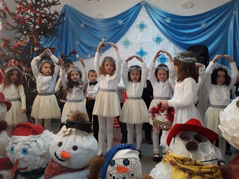Magia sărbătorilor de iarnă la Școala Gimnazială „Gheorghe Coman” din Brăești - FOTO