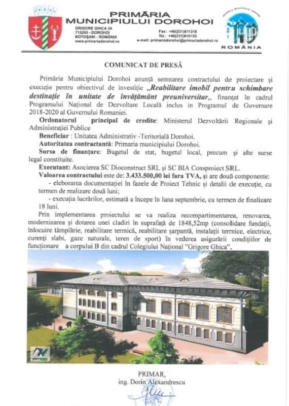 Reabilitare cladire Ghica
