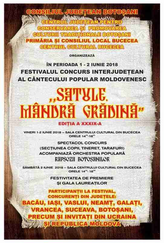 Satule Mandra Gradina -  Editia 2018