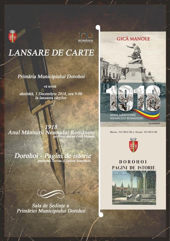 afis lansare carte