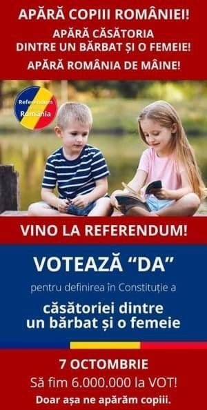 Banner referendum - Dreapta