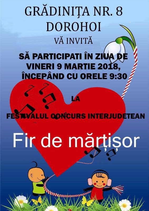 Festival Martisor 2018  afis