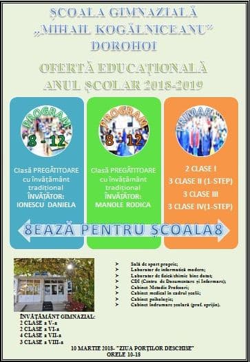 Oferta educationala 2018-2019
