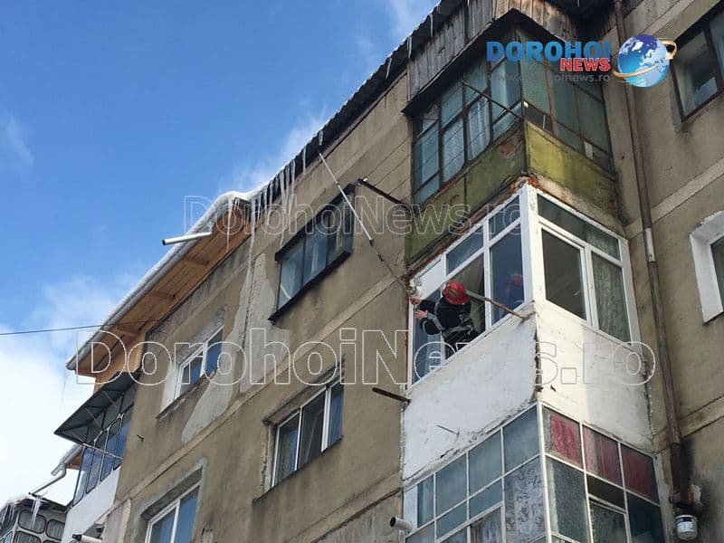 Degajare turturi in Dorohoi_07