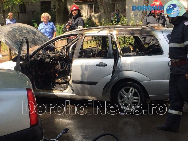 Incendiu auto Dorohoi_01