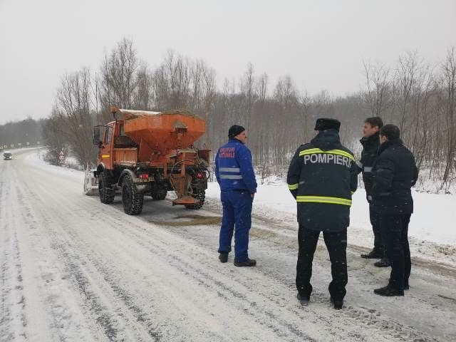 Prefectul Șlincu, în control pe drumurile din județ - FOTO