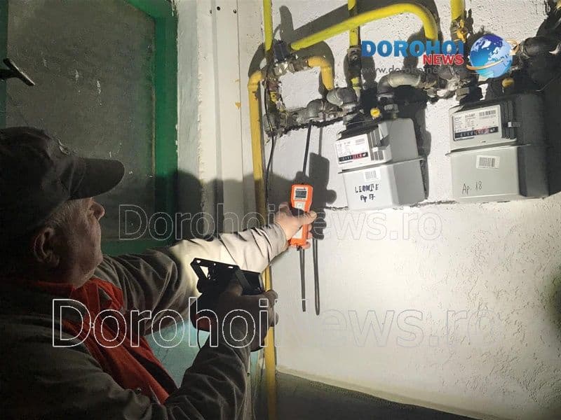 Scăpare de gaze într-un bloc din Dorohoi! Intervenție promptă a autorităților - FOTO