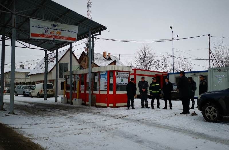 Cele două puncte de trecere ale frontierei, monitorizate de autorităţi în contextul apariţiei PPA în judeţul Botoșani - FOTO