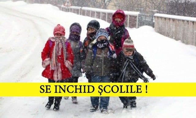 Anunț de ultimă oră! Toate școlile din țară vor fi închise vineri din cauza gripei