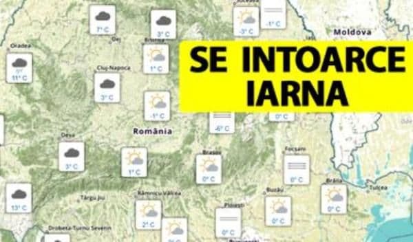 Vremea se va schimba radical. La ce trebuie să ne așteptăm de luni