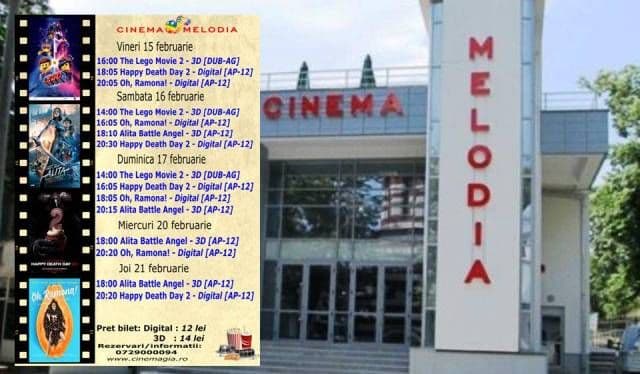 Vezi ce filme vor rula la Cinema „MELODIA” Dorohoi, în săptămâna 15 - 21 februarie – FOTO