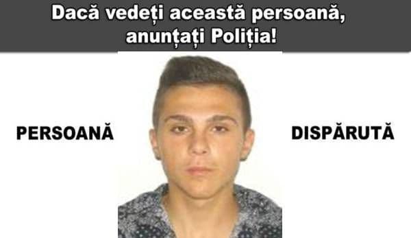 Un tânăr cu afecţiuni psihice, dat dispărut. Băiatul a fost văzut ultima dată pe 7 martie