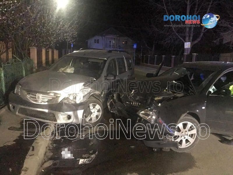 Accident la Dorohoi! Cinci persoane au ajuns la spital după impactul dintre două mașini – FOTO