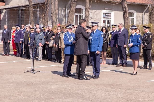 Ziua Jandarmeriei Române sărbătorită la Botoșani. Jandarm dorohoian avansat în grad