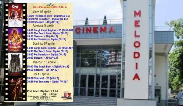 Vezi ce filme vor rula la Cinema „MELODIA” Dorohoi, în săptămâna 5 – 11 aprilie – FOTO