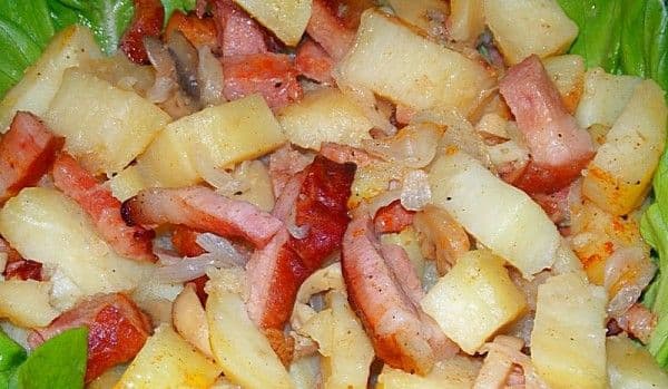Cartofi cu Bacon și Ciuperci la Cuptor