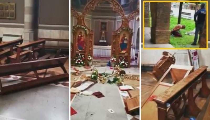 Doi români au făcut prăpăd într-o biserică din Italia, după slujba de Înviere