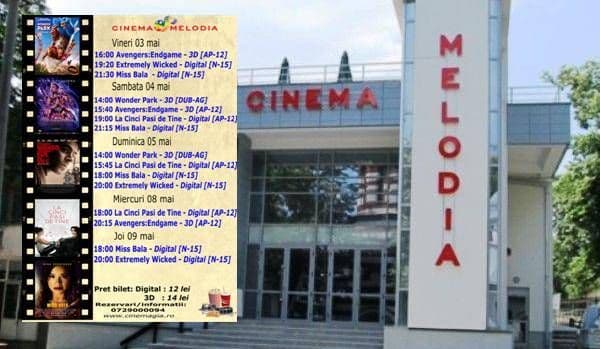 Vezi ce filme vor rula la Cinema „MELODIA” Dorohoi, în săptămâna 3 - 9 mai – FOTO
