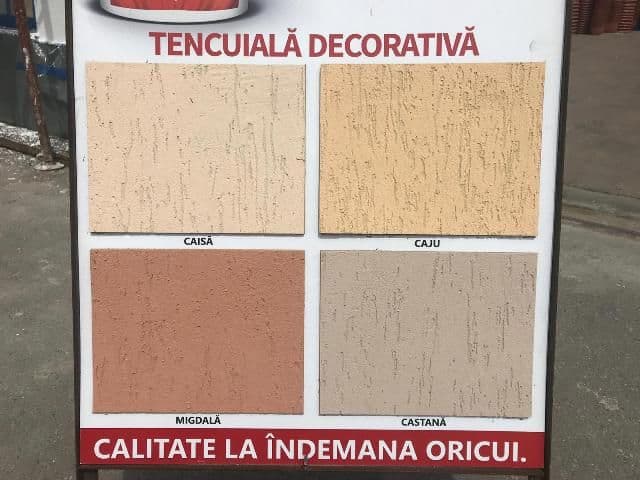 Super ofertă la tencuială decorativă! Depozitul de materiale de construcții Tomar Impex – „La Toni” Dorohoi