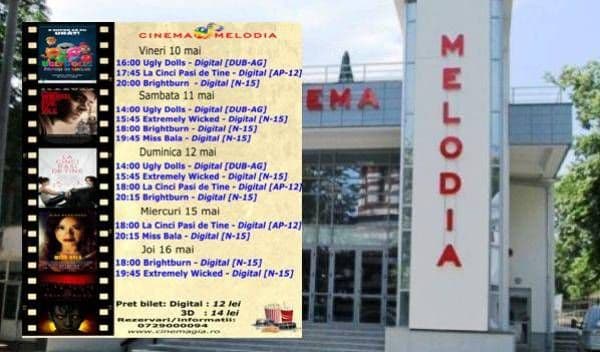 Vezi ce filme vor rula la Cinema „MELODIA” Dorohoi, în săptămâna 10 - 16 mai – FOTO
