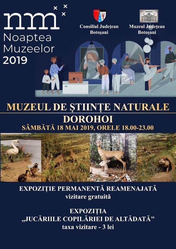 Muzeul Judeţean Botoşani organizează Noaptea Muzeelor